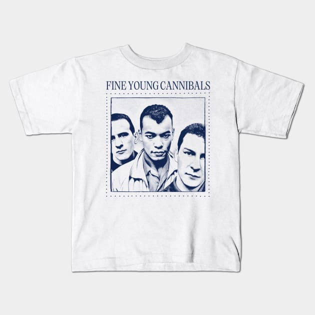 Fine Young Cannibals - Retro Fan Art Kids T-Shirt by DankFutura